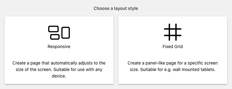 Choose Layout